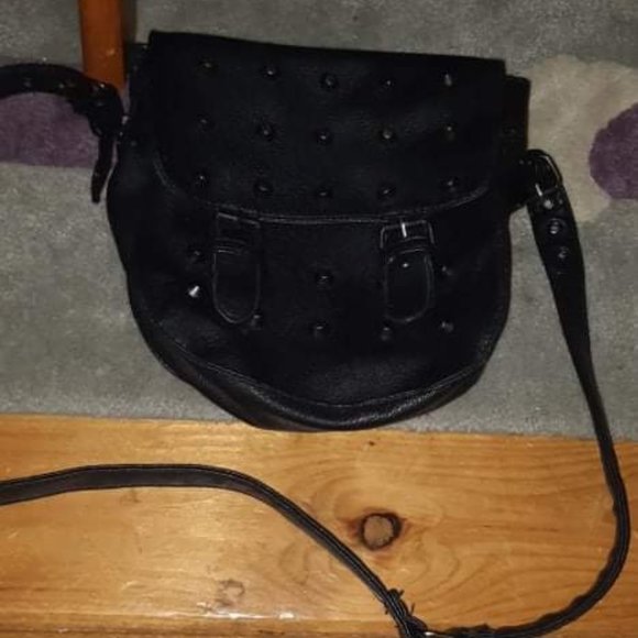 studded black crossbody purse - Picture 1 of 1